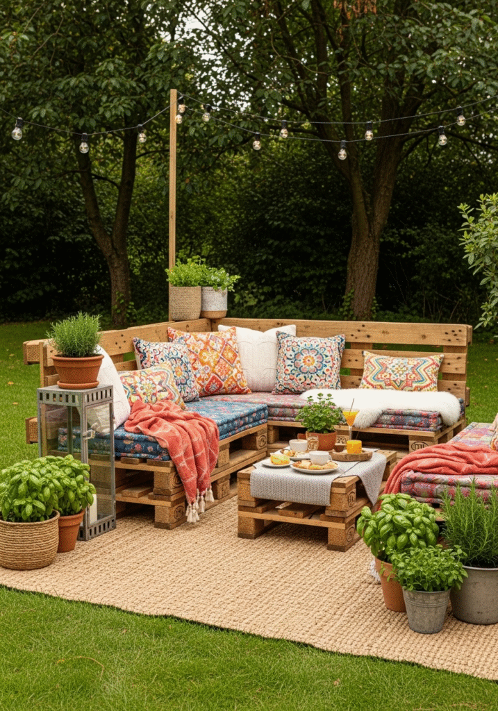 7. Garden Decor Tips to Match Your Pallet Furniture