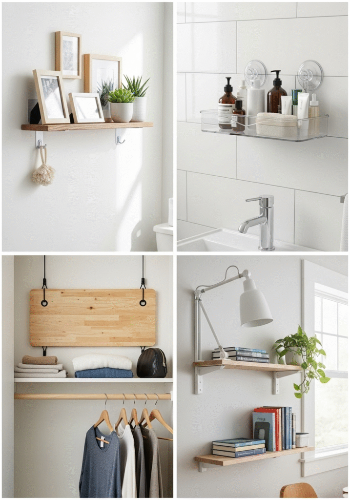 Best No-Drill Methods to Install Floating Shelves