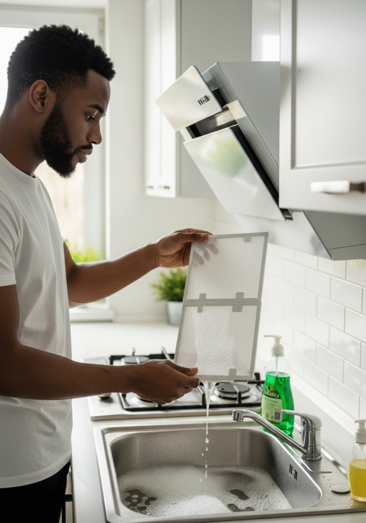 Check and Clean Range Hood Filter