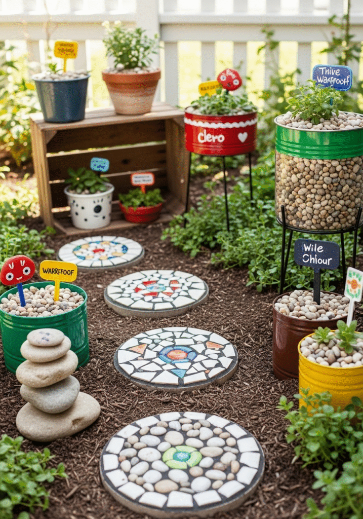 Cost-Effective Ideas for DIY Pebble Garden Decor