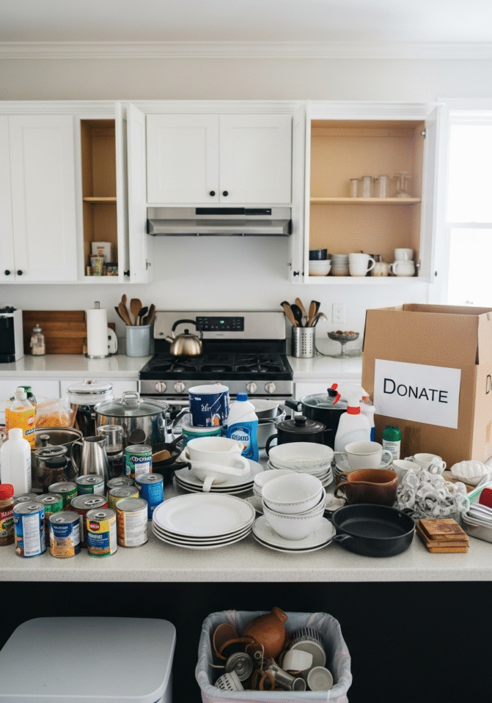 Declutter Your Kitchen Cabinets