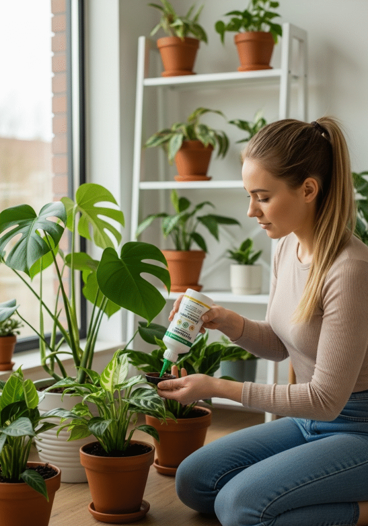 Fertilizing Houseplants