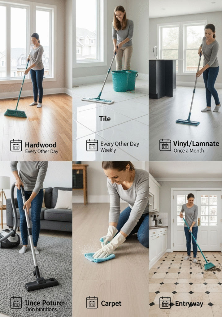 How Often Should You Clean Different Floors