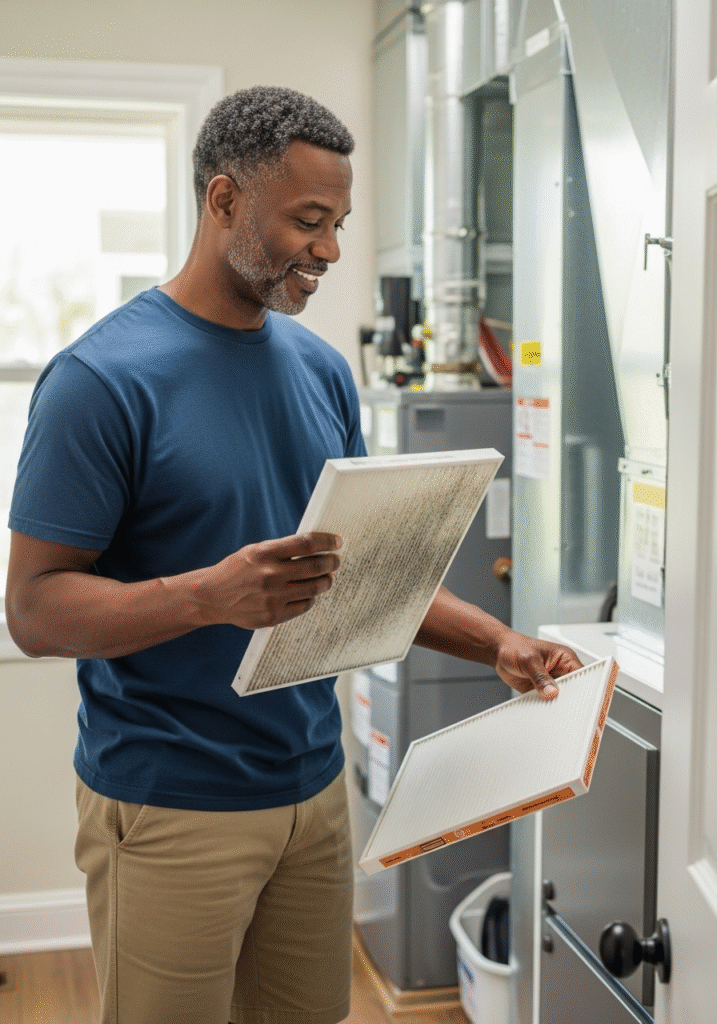 Inspect and Replace HVAC Filters