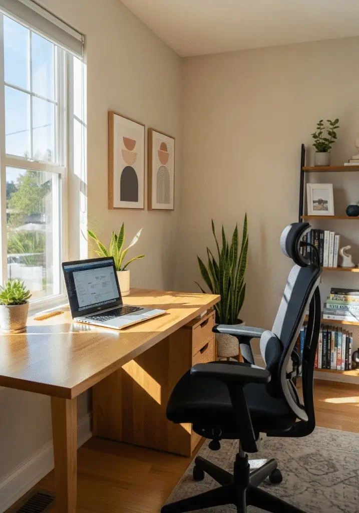 Introduction (13) Smart and Stylish Home Office Setup with Ergonomic Furniture, Modern Decor, and Productivity Tools