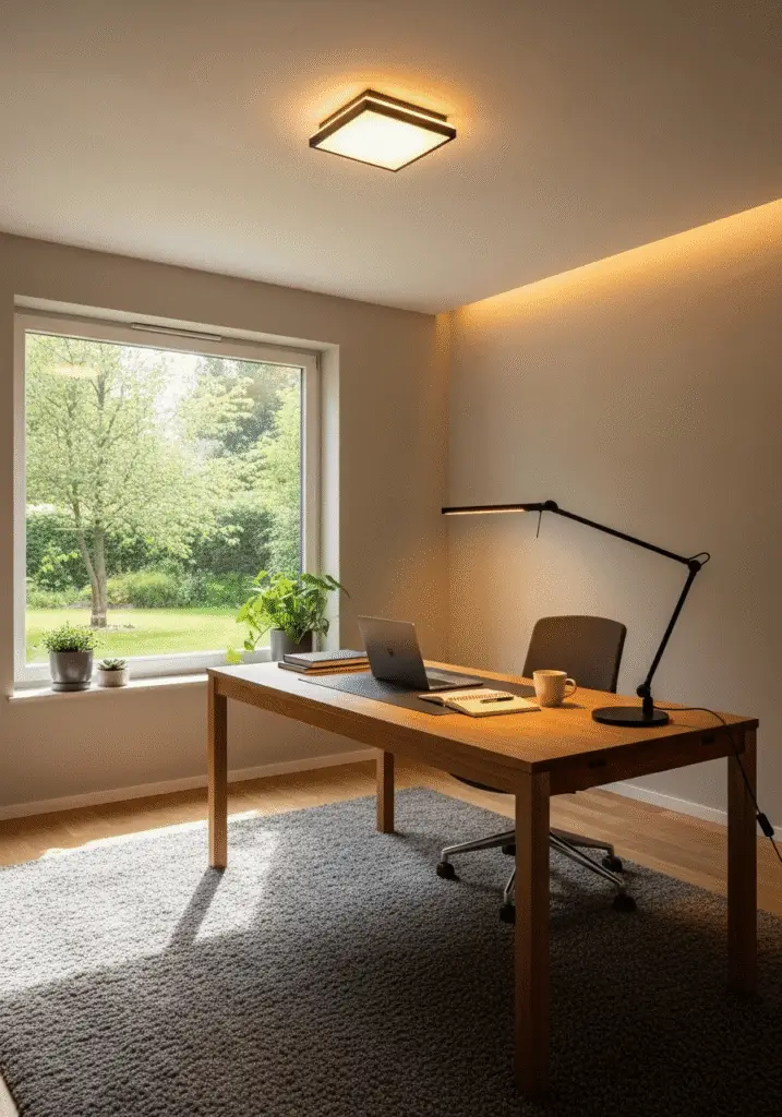 Lighting Ideas to Brighten Up the Space Home Office Lighting Ideas with Natural Light, Desk Lamps, and Ambient Lighting for a Bright Workspacenn