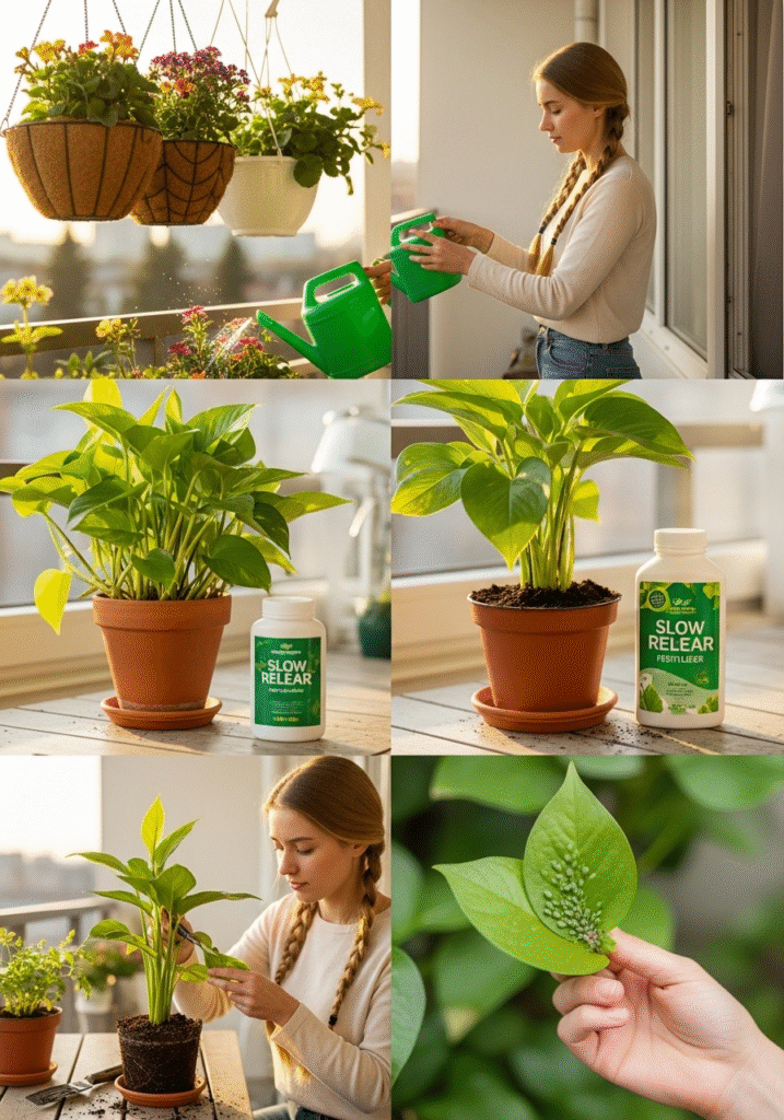 Maintenance Tips for Balcony Hanging Plants