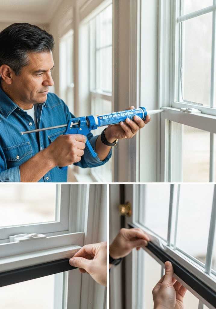 Seal Entry Points Doors & Windows