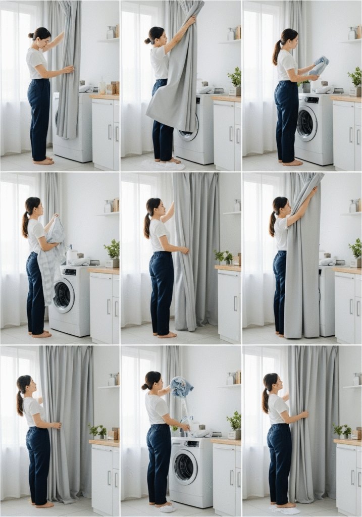 Step-by-Step Guide How to Wash Curtains at Home