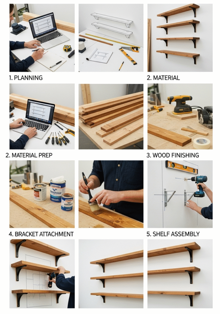 Step-by-Step Guide to Building Your DIY Wall-Mounted Bookshelf