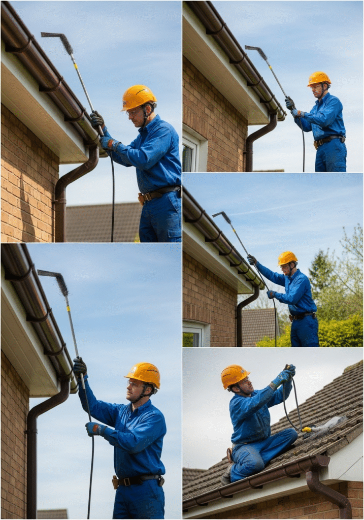 Step-by-Step Guide to Cleaning Gutters Safely