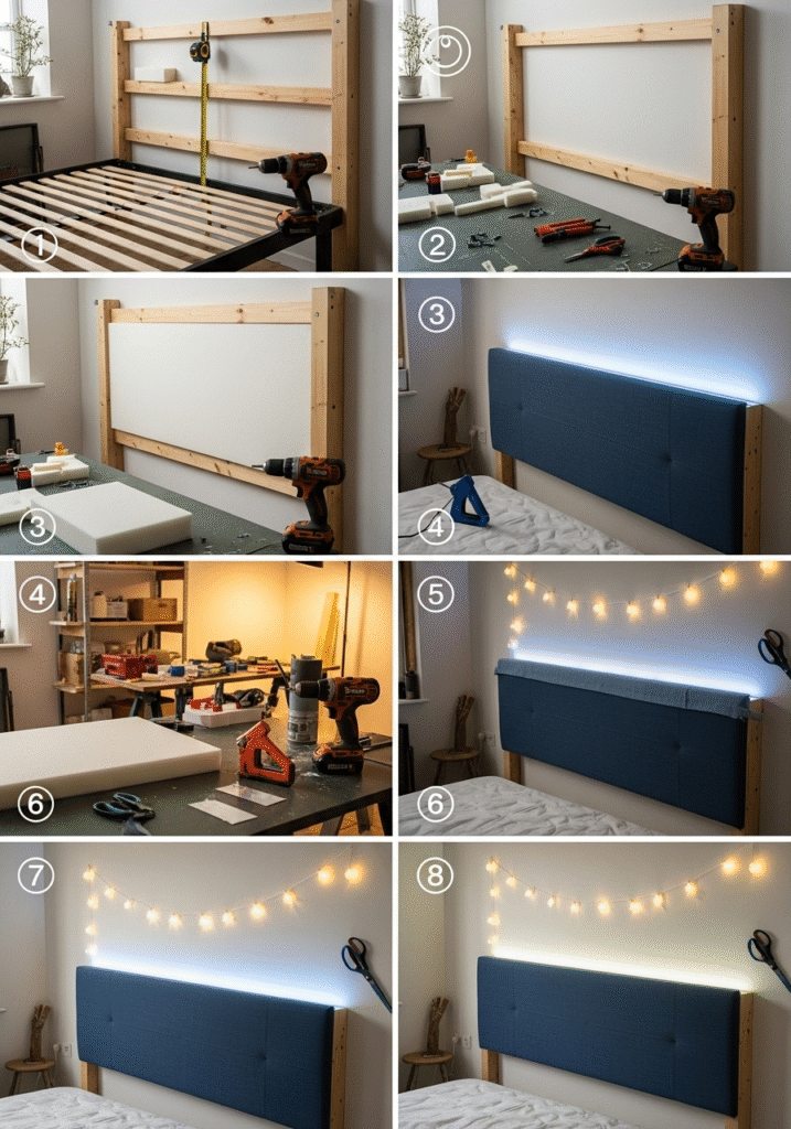 Step-by-Step Guide to Making a DIY Headboard with Lights
