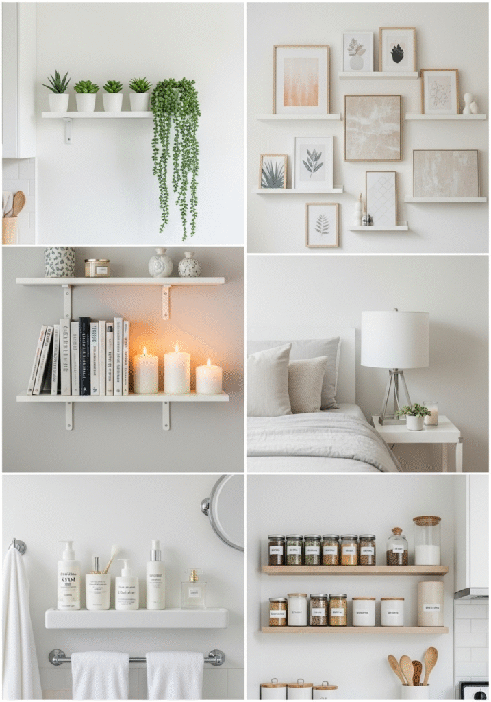 Styling Ideas for Floating Shelves