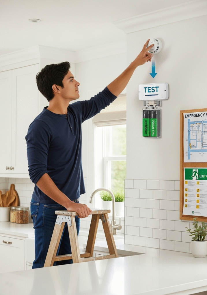 Test Smoke and Carbon Monoxide Detectors