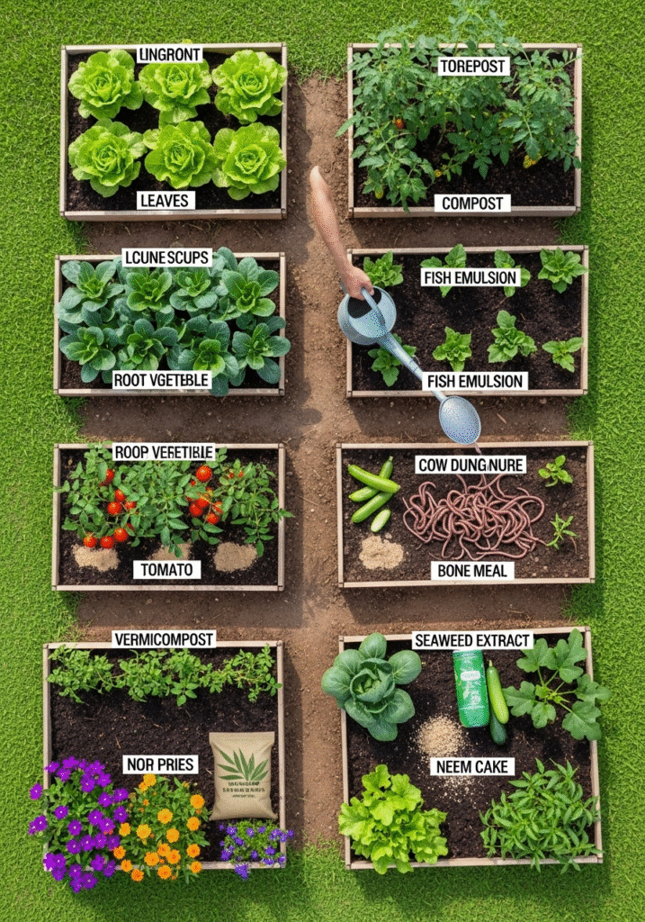 Top Organic Fertilizers for Kitchen Gardens