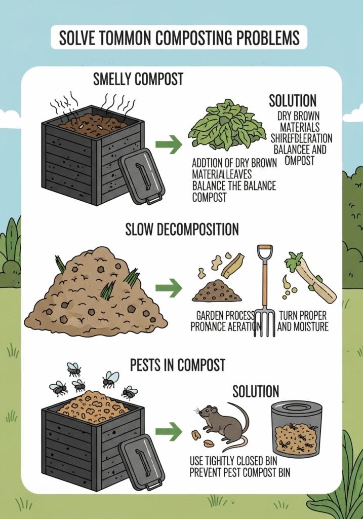 Troubleshooting Common Composting Problems