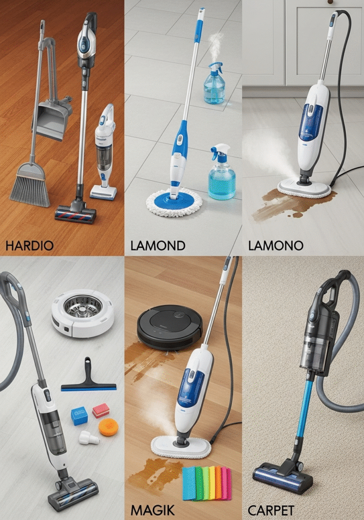 Types of Floor-Cleaning Tools