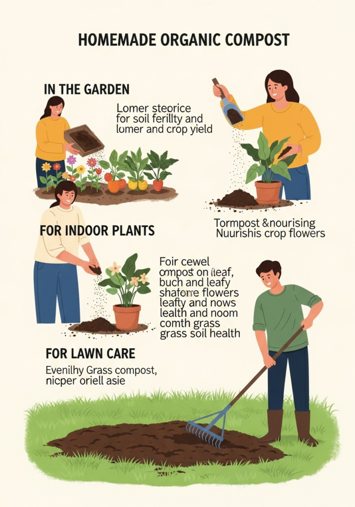 Uses of Homemade Organic Compost