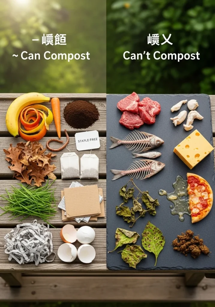 What You Can and Can’t Compost